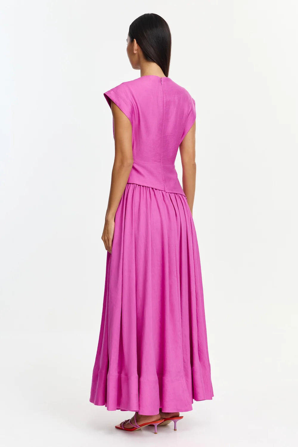 ACLER - Mannersly Maxi Dress in Pink Topaz