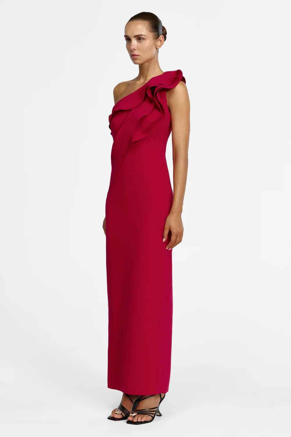 ACLER - Matlock Maxi Dress in Berry