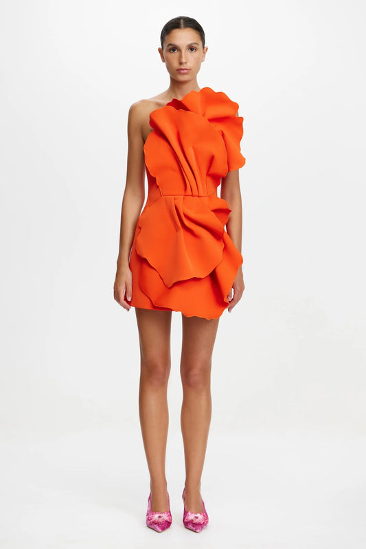 ACLER - Oake Mini Dress in Rosso