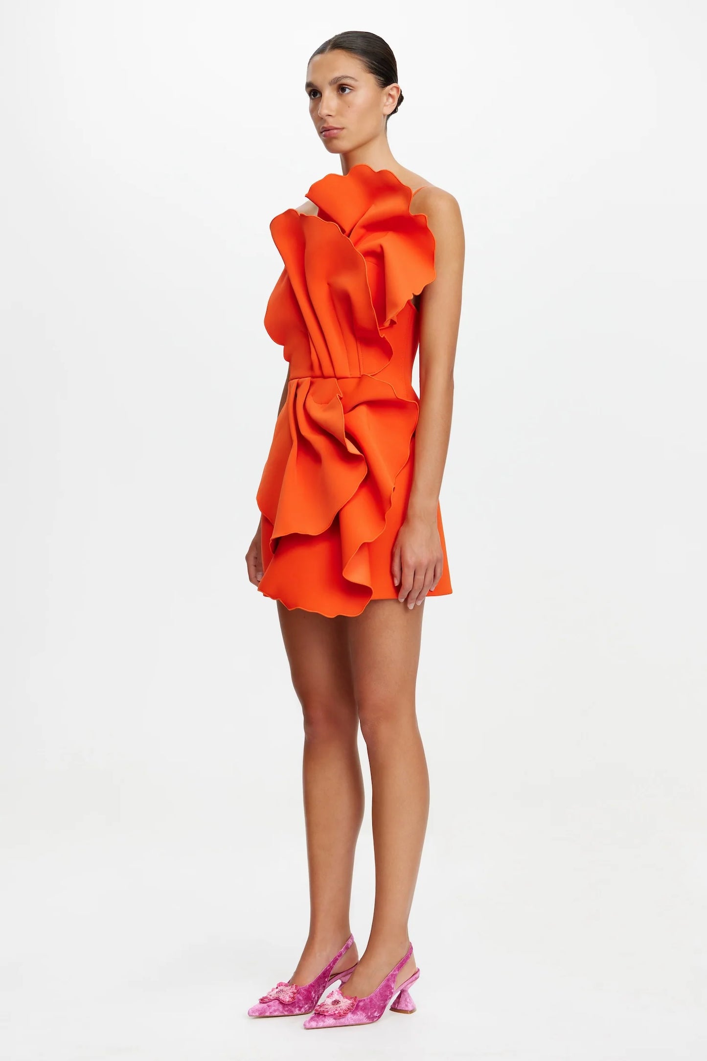 ACLER - Oake Mini Dress in Rosso