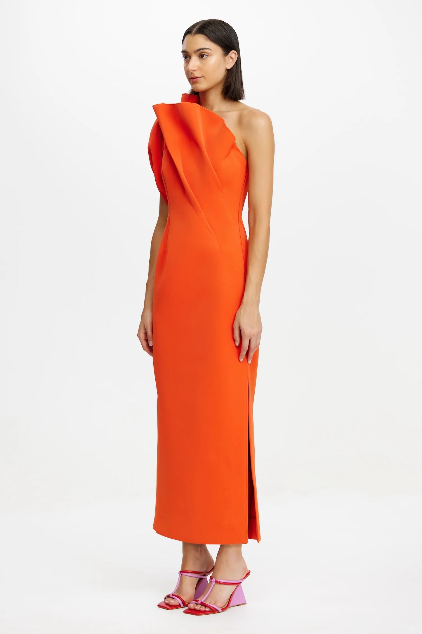 ACLER - Hawkley Midi Dress in Rosso