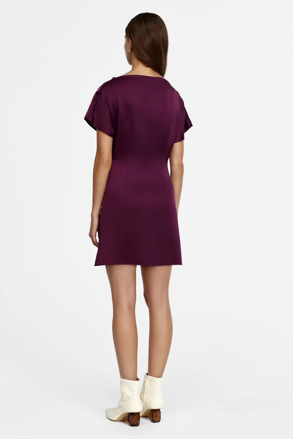 ACLER - Kadina Mini Dress in Boysenberry