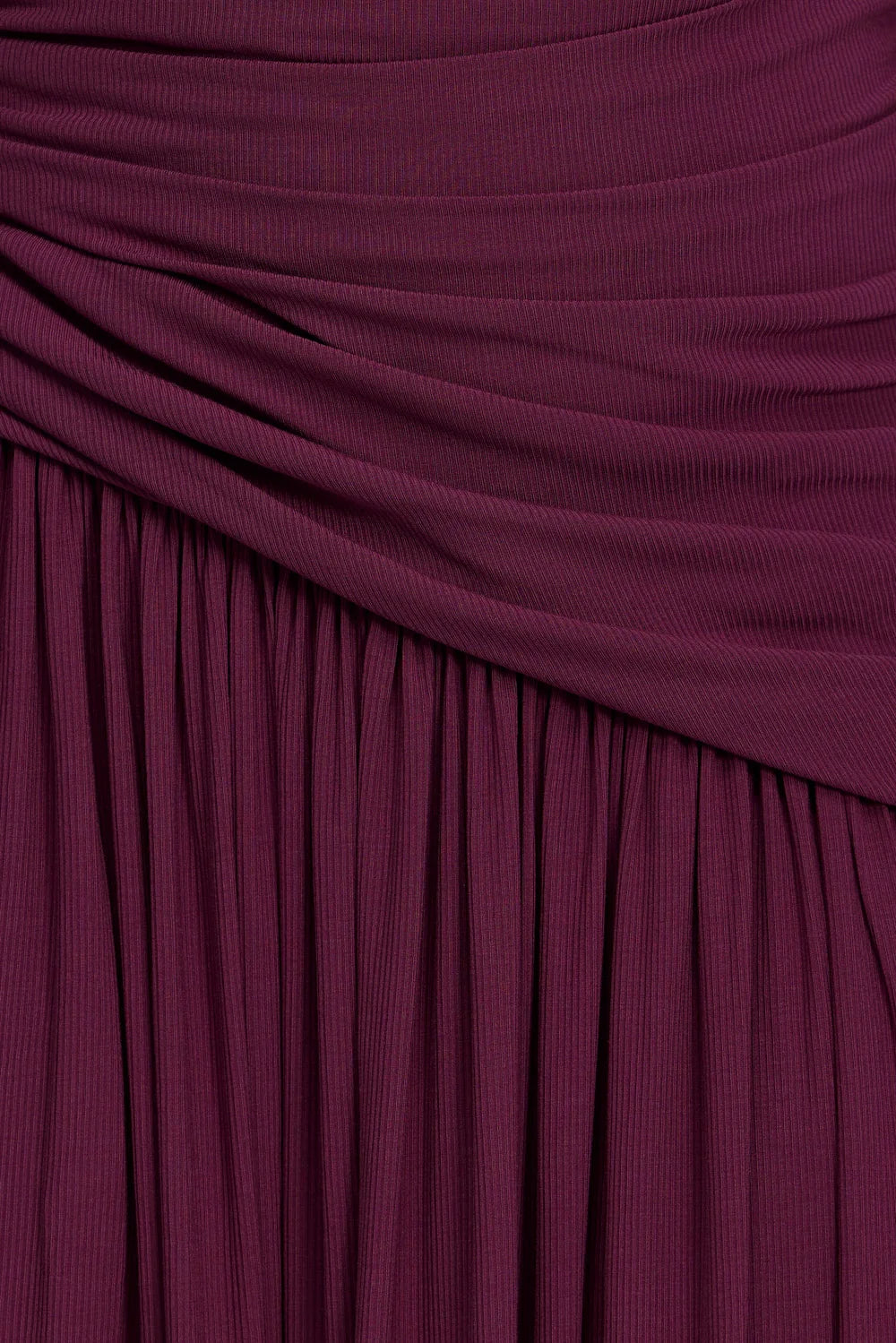 ACLER - Stamford Maxi Dress in Boysenberry