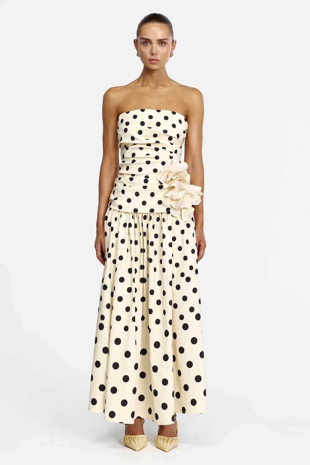 ACLER - Ketchin Maxi Dress in Dotty