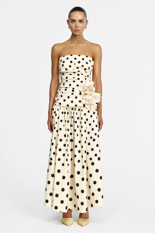 ACLER - Ketchin Maxi Dress in Dotty