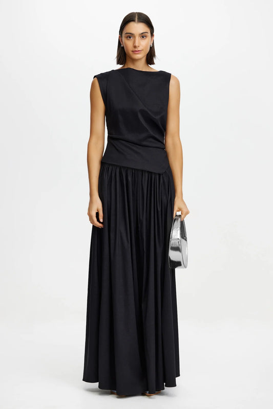 ACLER Stopes Maxi Dress-black