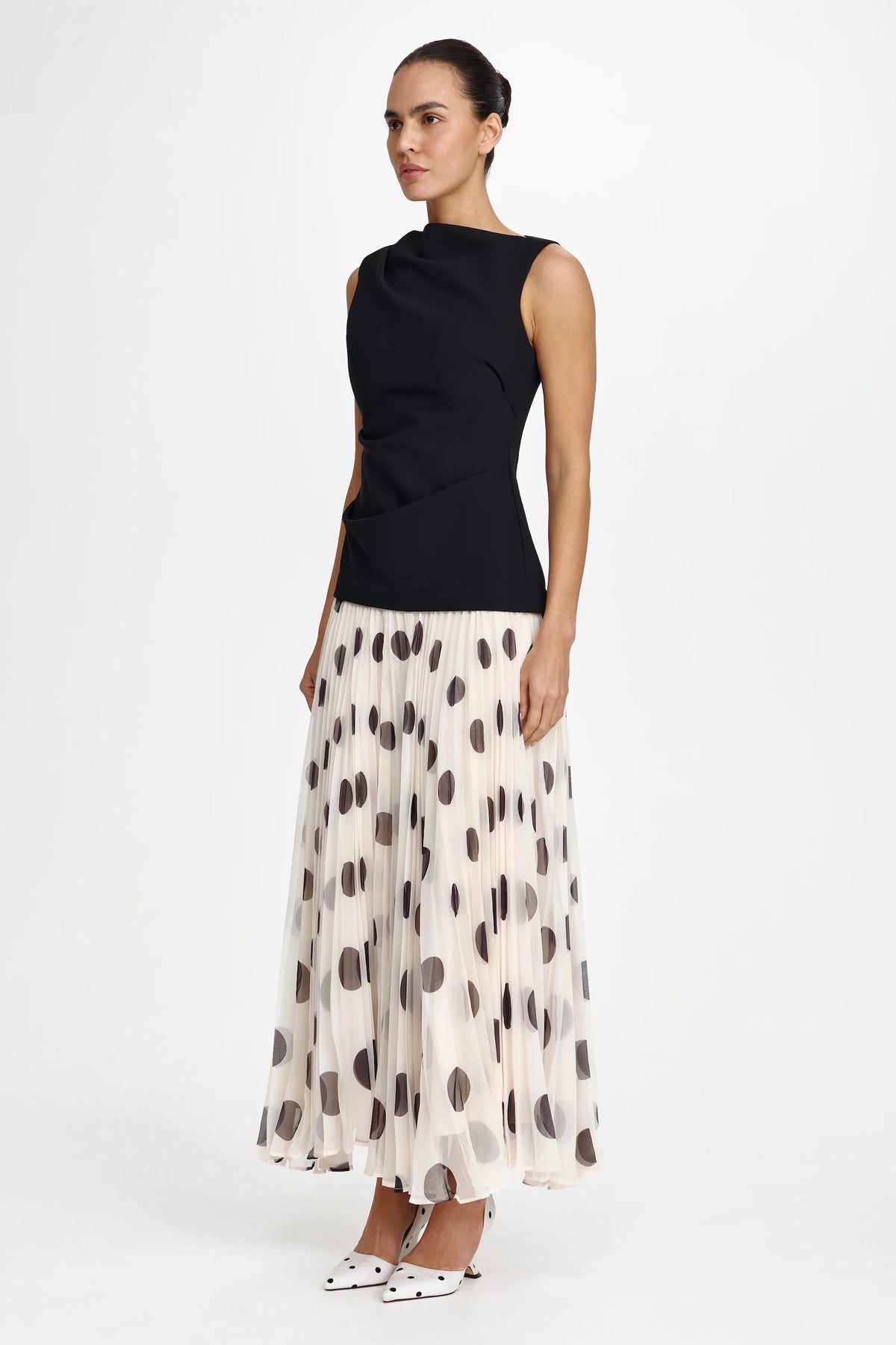 ACLER - Poznik Maxi Dress in Dotty