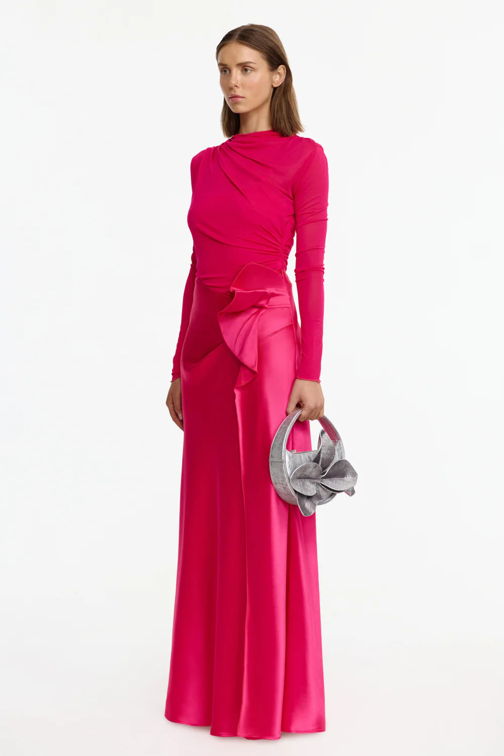 ACLER - Bettyhill Maxi Dress in Magenta