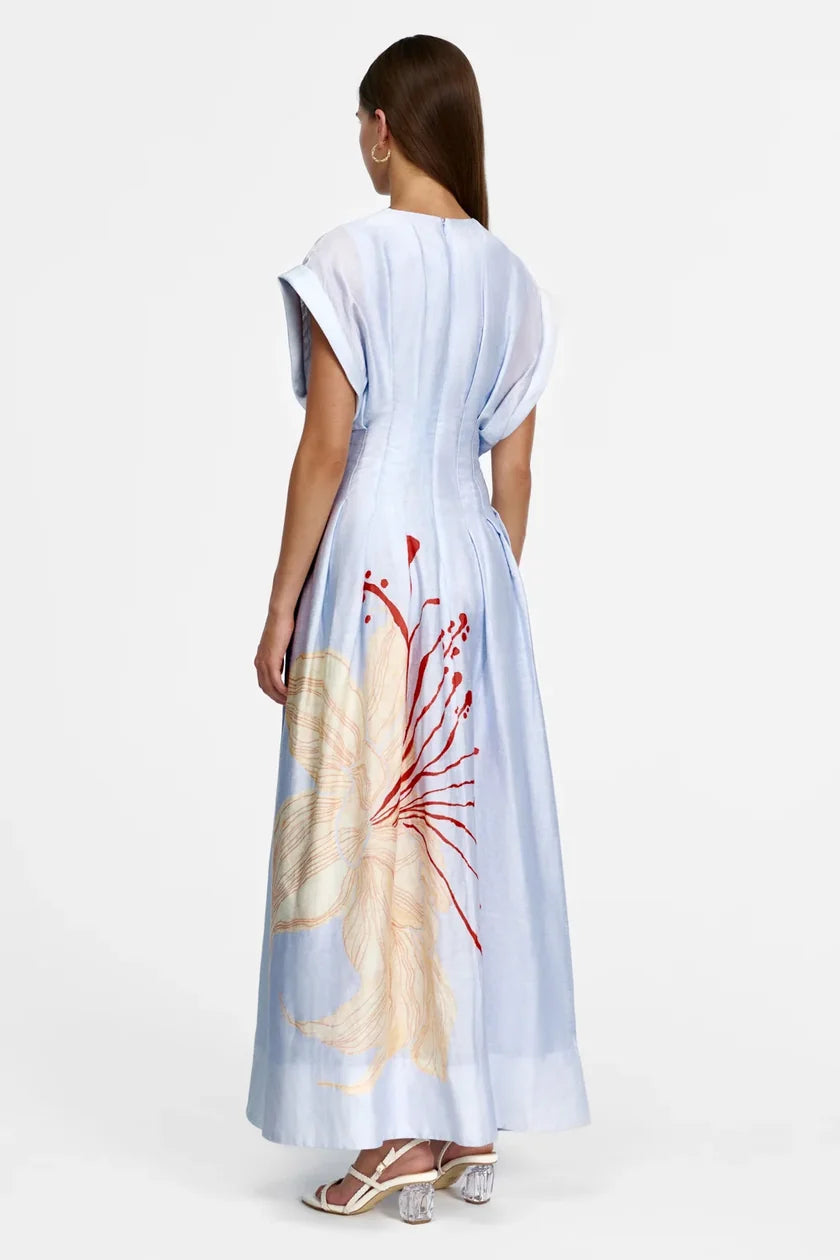 ACLER Huxtable Maxi Dress in Sky Bloom