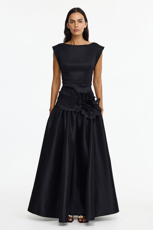 ACLER Delph Maxi Dress - Black