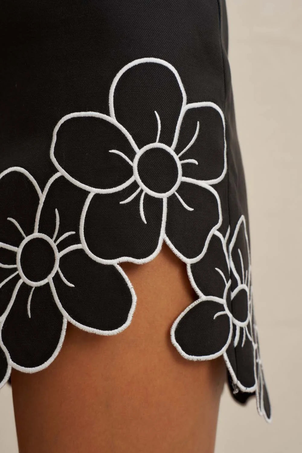 BY JOHNNY - Dahlia Mini Skirt in Black