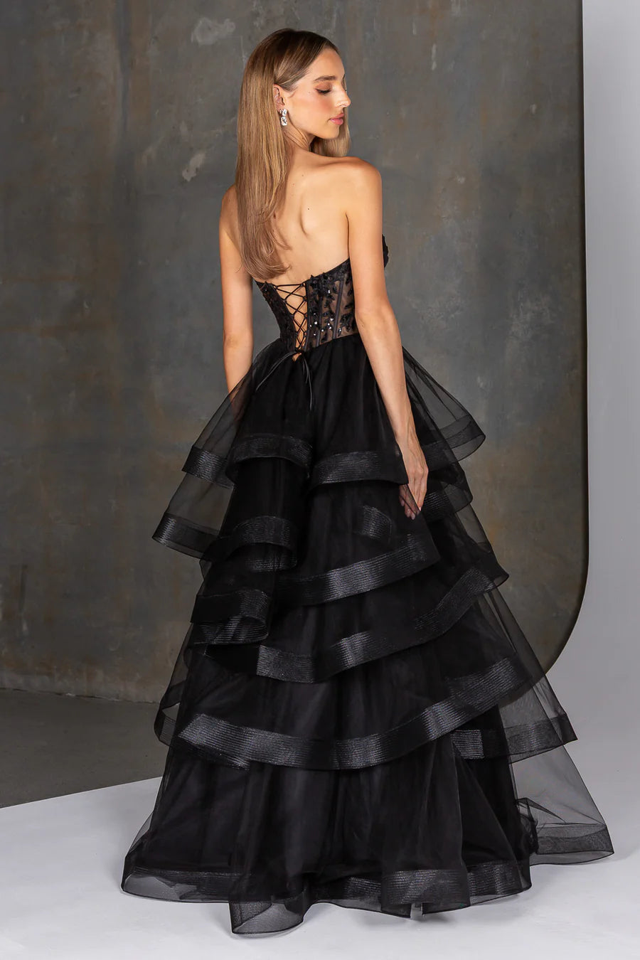 TANIA OLSEN Dalton Dress in Black