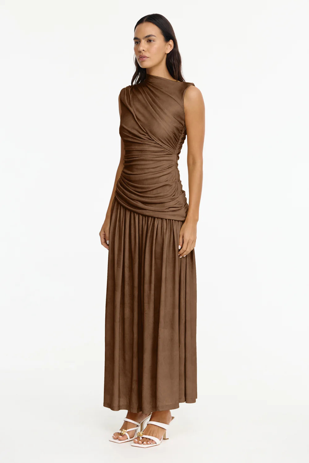 ACLER - Deanhill Maxi Dress in Sepia