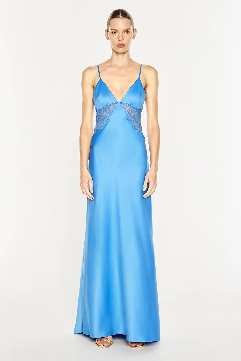 Manning Cartell - Deco Dream Slip Dress IN AZURE BLUE