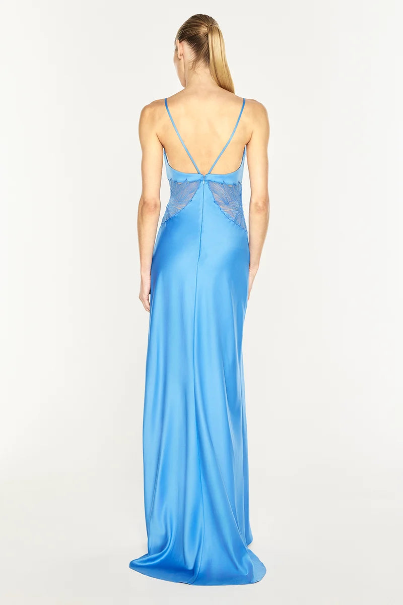 Manning Cartell - Deco Dream Slip Dress IN AZURE BLUE