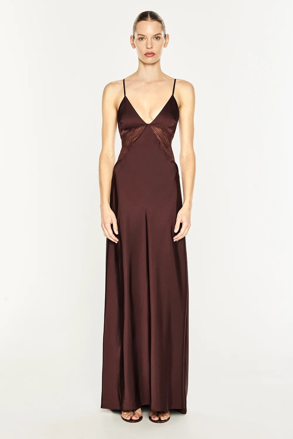 Manning Cartell - Deco Dream Slip Dress IN COCOA BROWN