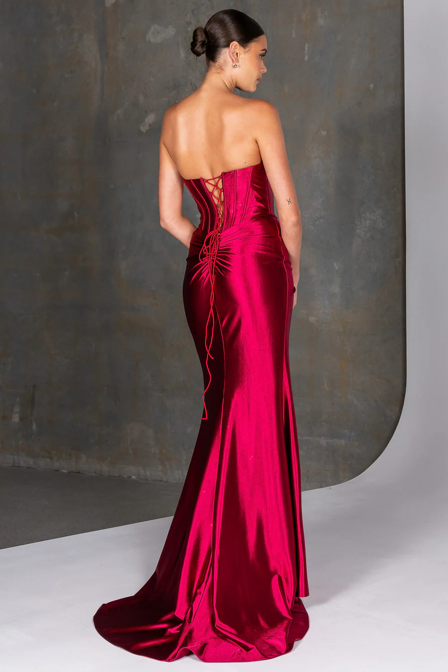 TANIA OLSEN Dixi Dress in Ruby