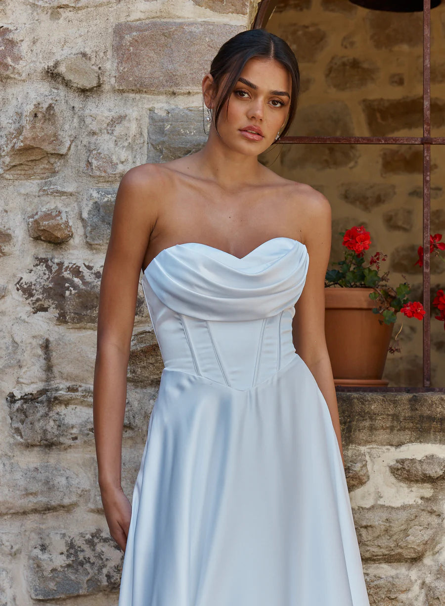 TANIA OLSEN Dora Dress in Pure White