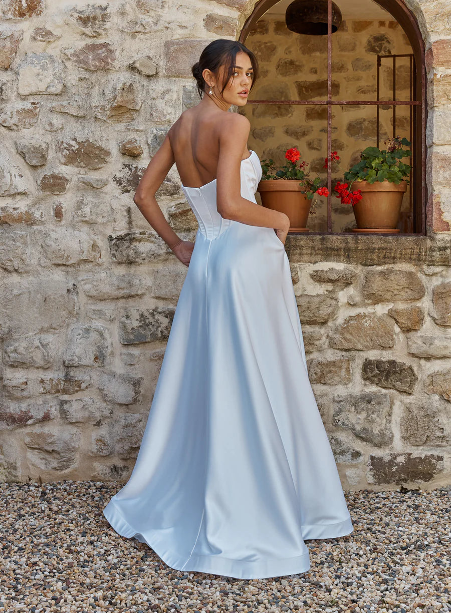 TANIA OLSEN Dora Dress in Pure White