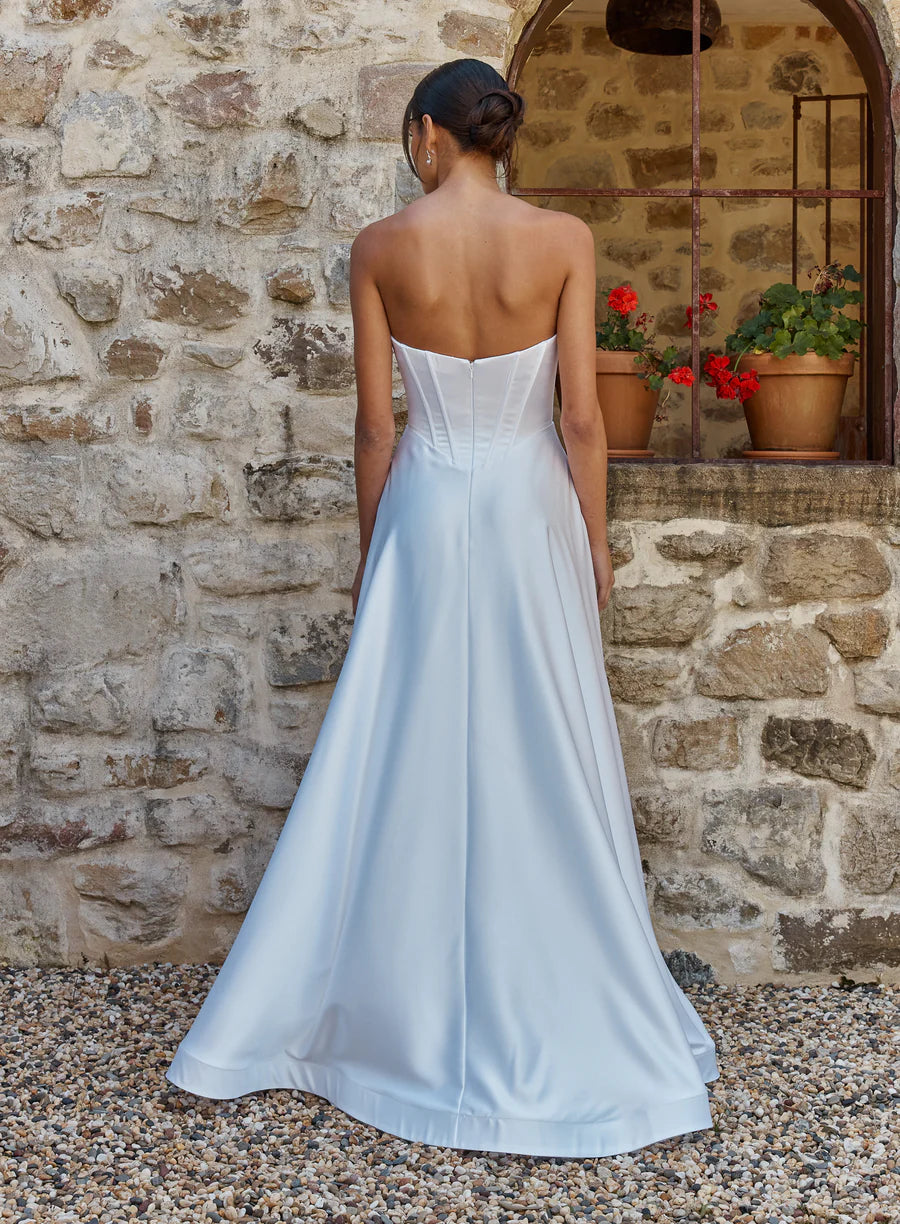 TANIA OLSEN Dora Dress in Pure White