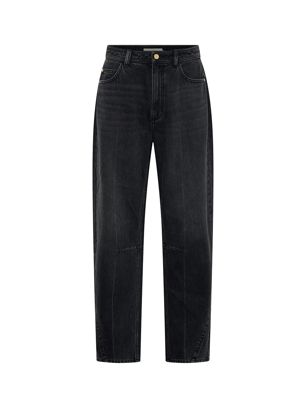KIVARI - Dylan Barrel Jean in Black