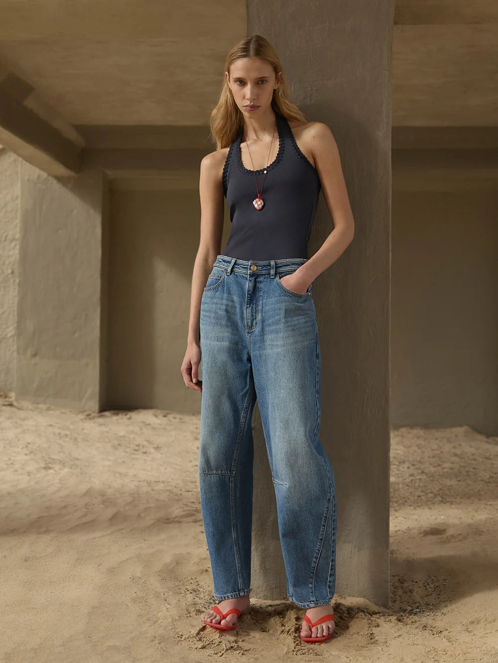 KIVARI - Dylan Jean in Drift Blue