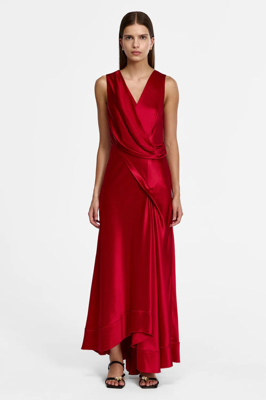 ACLER - Eastcroft Maxi Dress in Garnet