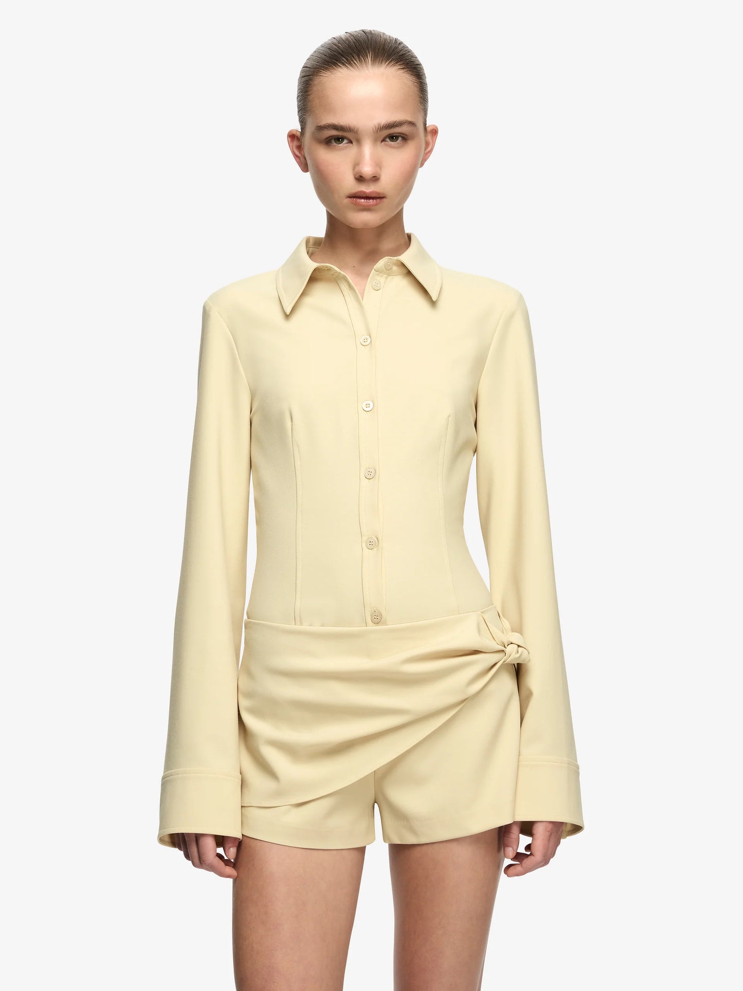 Bec + Bridge - Elenora Mini Skort in STRAW