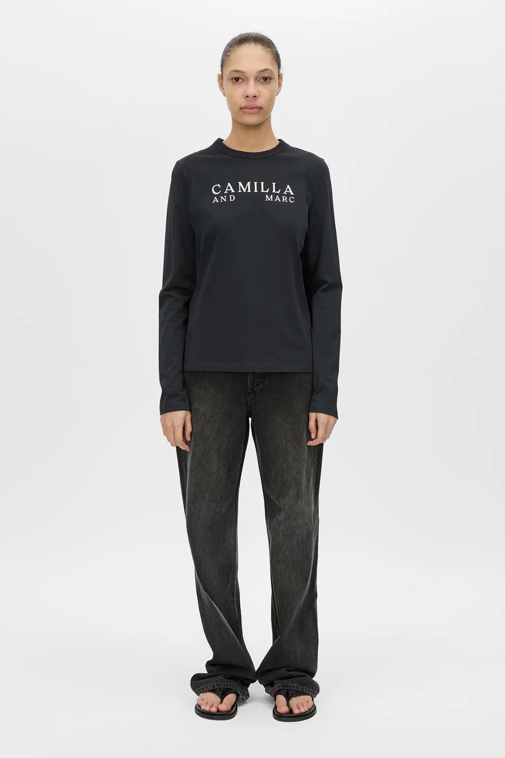 CAMILLA AND MARC - Era Long Sleeve Tee in Navy