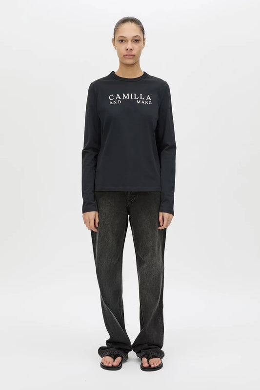 CAMILLA AND MARC - Era Long Sleeve Tee in Navy