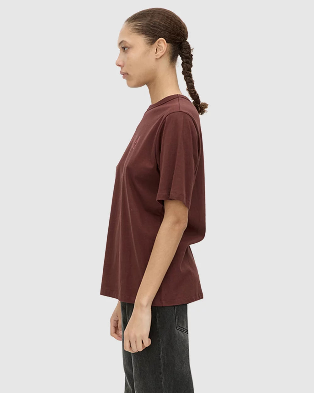 CAMILLA AND MARC - Era Graphic Tee in Burgundy