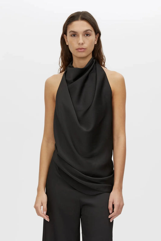 CAMILLA AND MARC - Elowyn Halter Top in Black