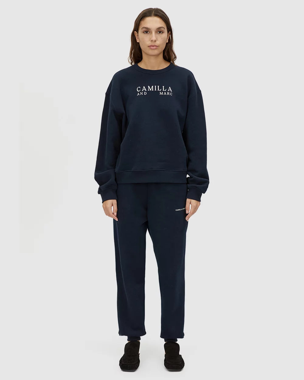 CAMILLA AND MARC - Era Graphic Sweater in Navy