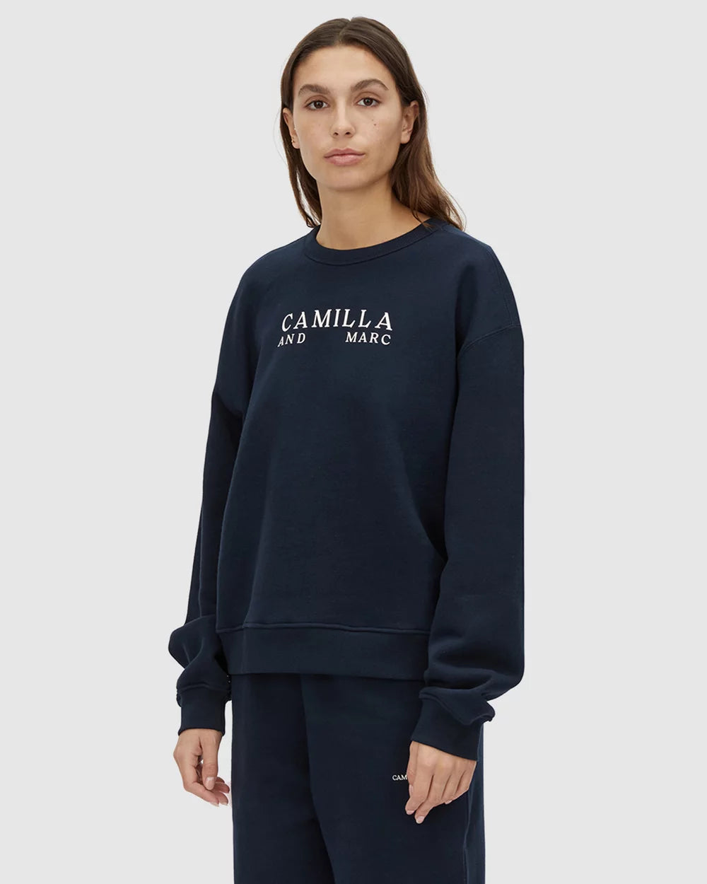 CAMILLA AND MARC - Era Graphic Sweater in Navy