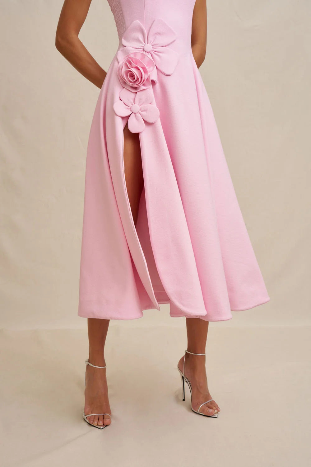 BY JOHNNY - Flora Strapless Dress in Pink