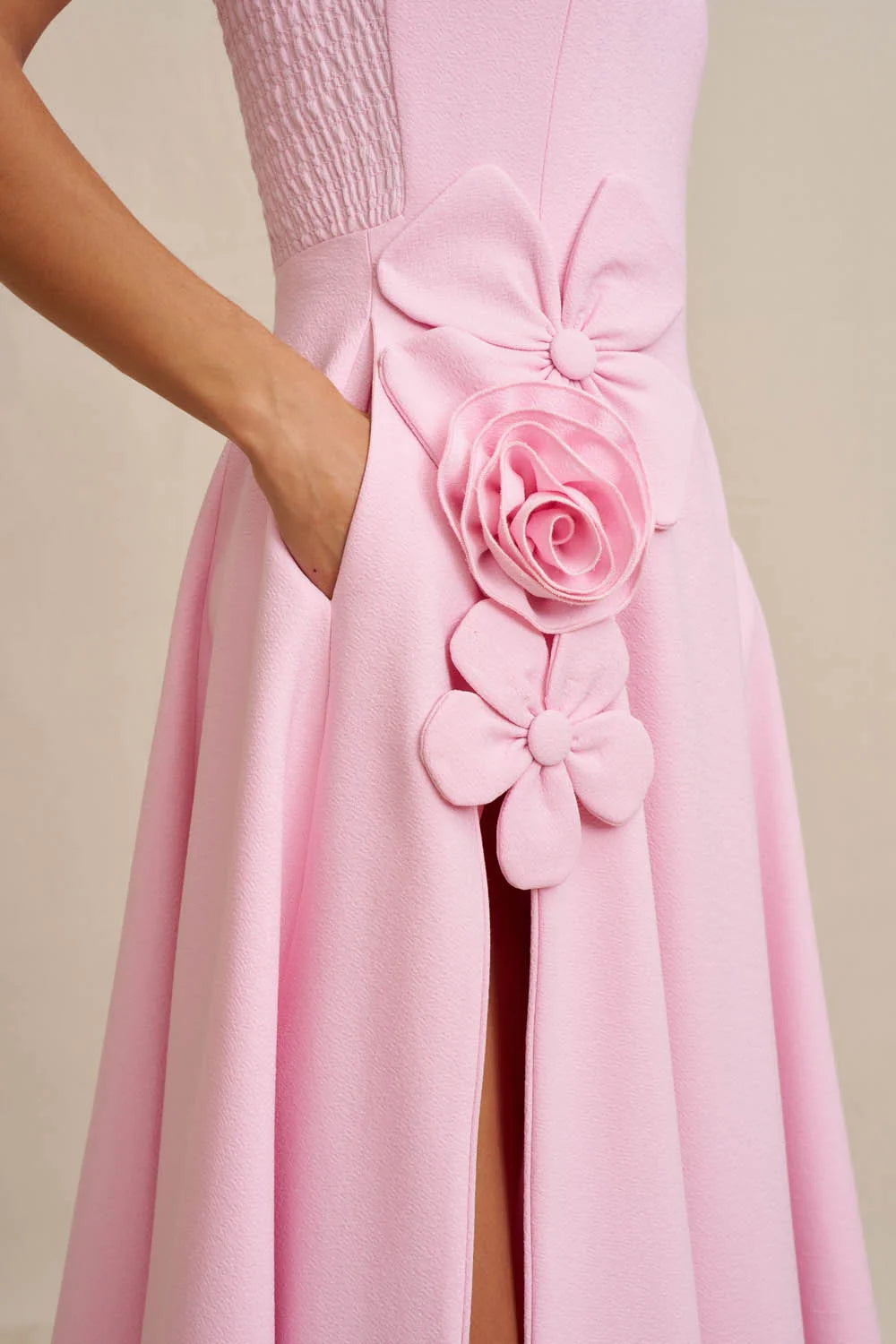 BY JOHNNY - Flora Strapless Dress in Pink