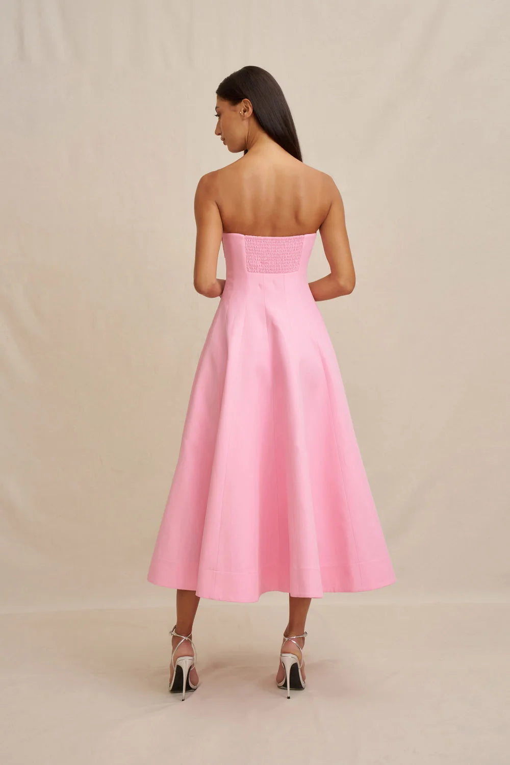 BY JOHNNY - Florelle Pink Strapless Dress