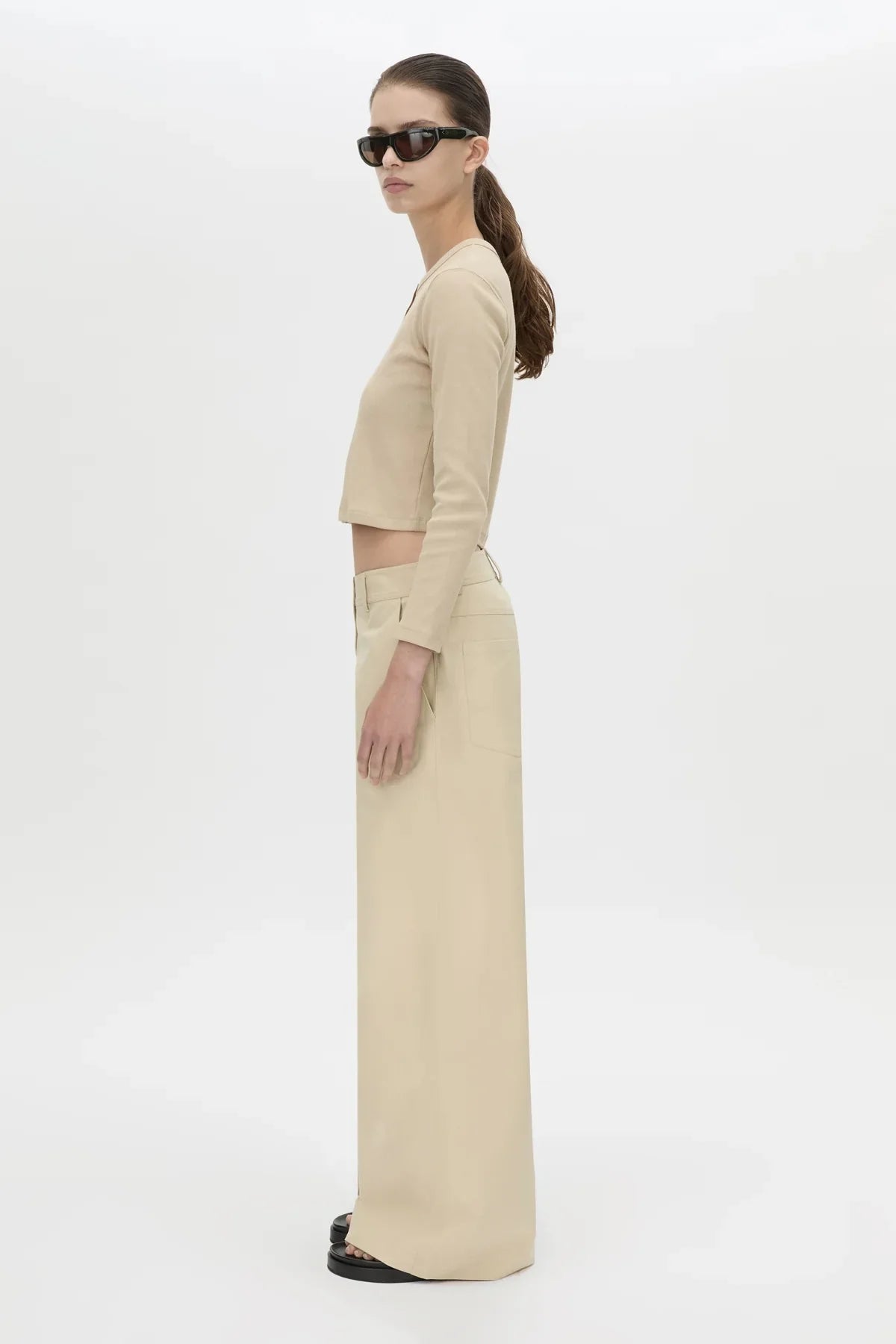 Camilla and Marc - Florent Man Style Pant IN LATTE
