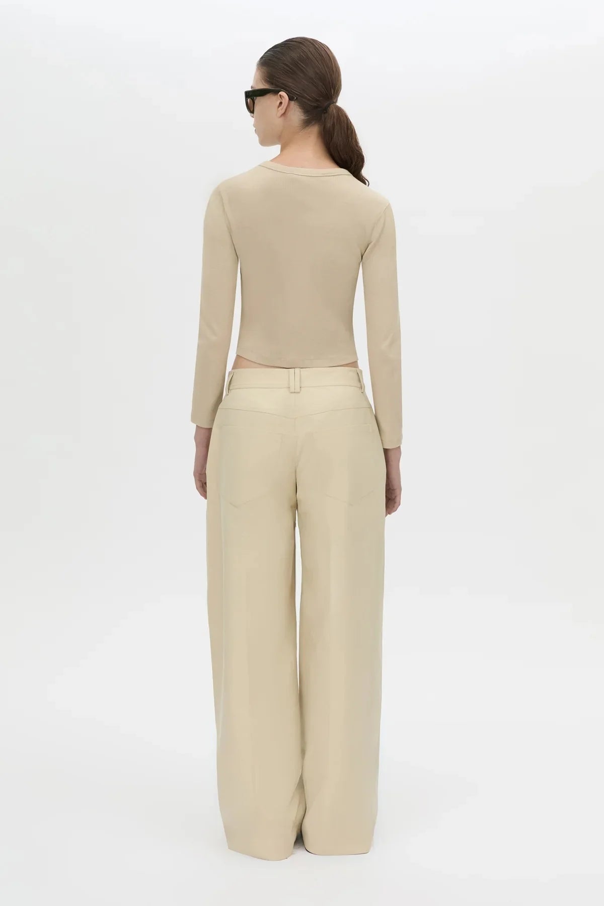 Camilla and Marc - Florent Man Style Pant IN LATTE