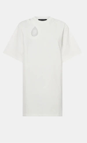 CAMILLA AND MARC Pablo Tee Mini Dtress-soft white