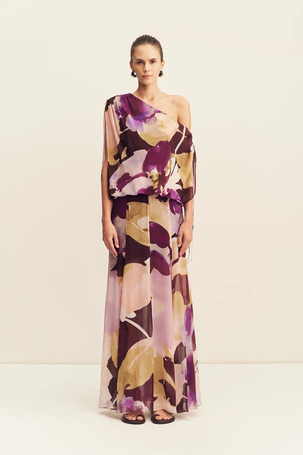 Shona Joy - Gia Off Shoulder Maxi Dress IN LILAC BLOOM