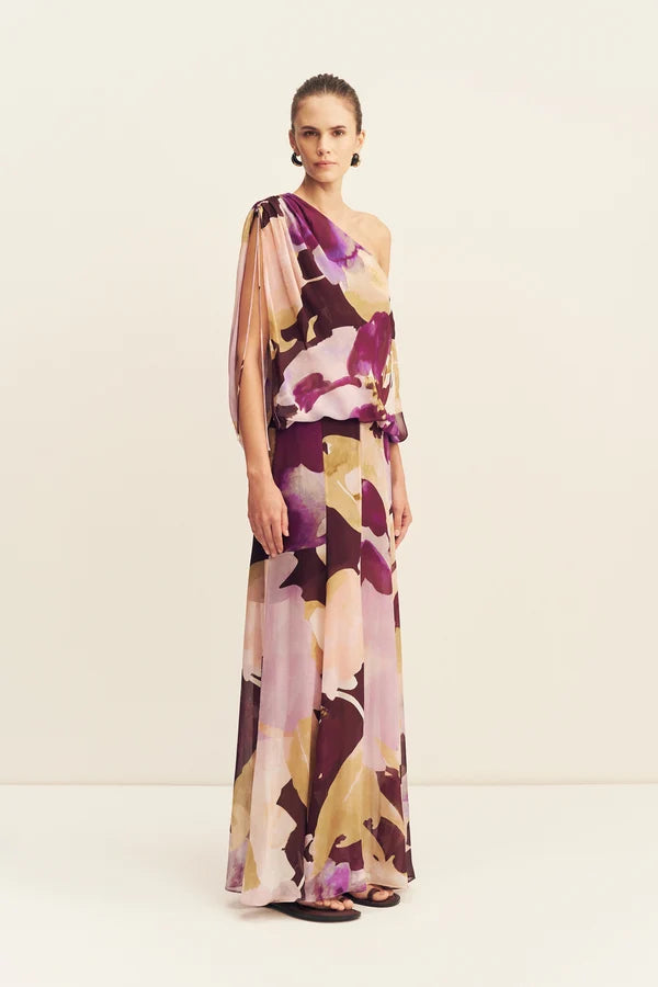 Shona Joy - Gia Off Shoulder Maxi Dress IN LILAC BLOOM