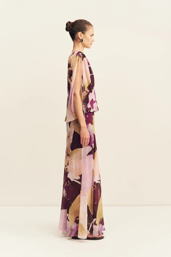 Shona Joy - Gia Off Shoulder Maxi Dress IN LILAC BLOOM