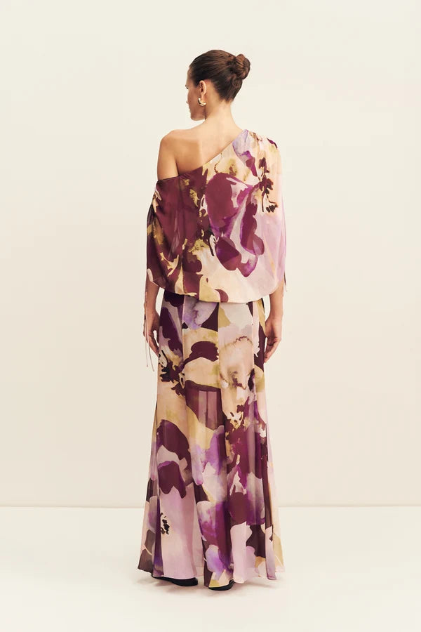 Shona Joy - Gia Off Shoulder Maxi Dress IN LILAC BLOOM