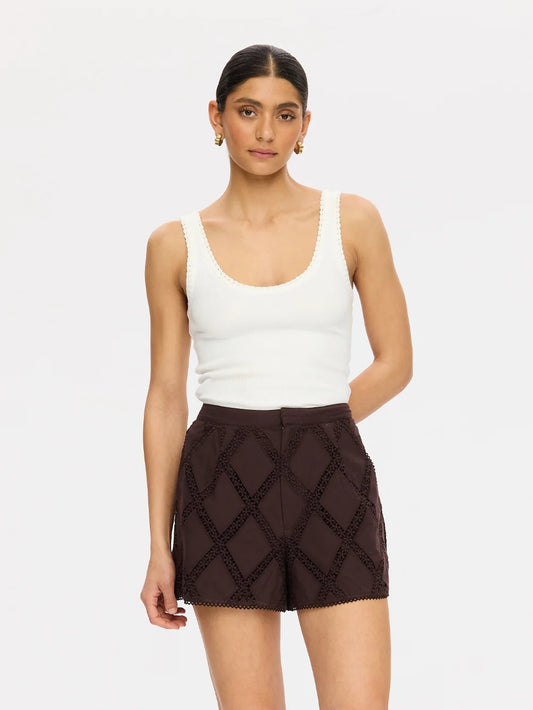 KIVARI - Izzy Short IN CHOCOLATE