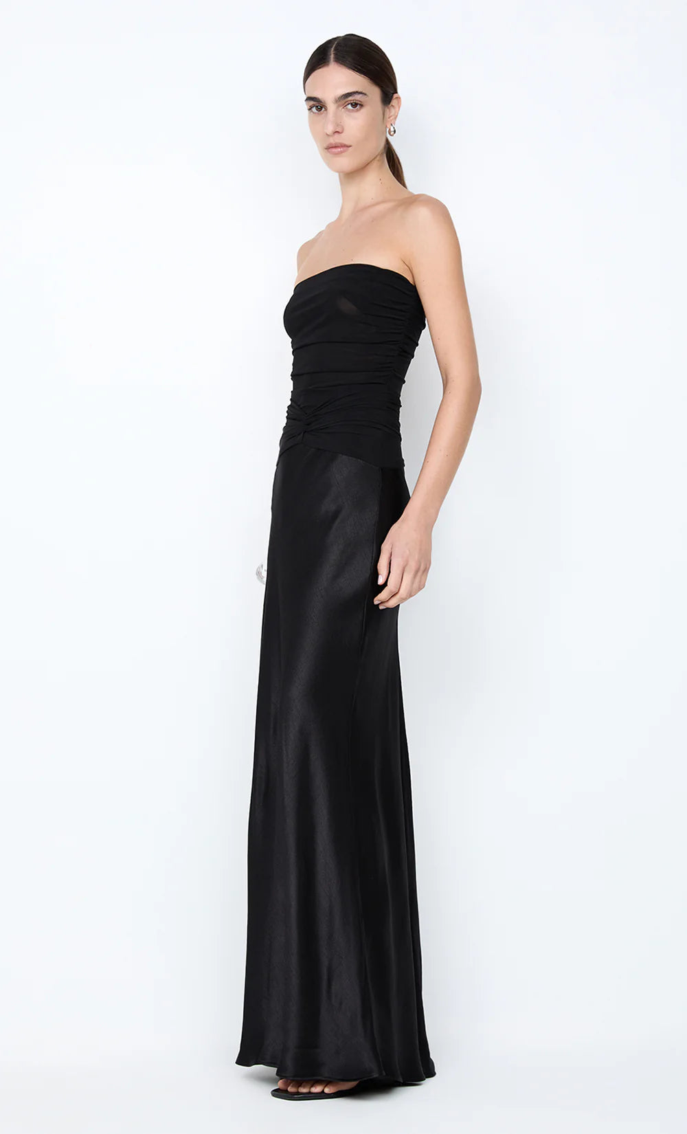 BEC+BRIDGE Millah Strapless Maxi-black