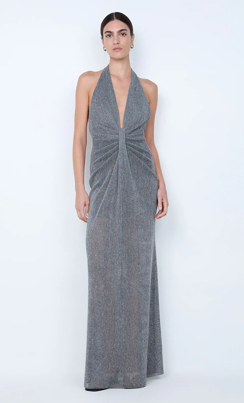 BEC + BRIDGE Astra Drape Maxi Dress-chrome