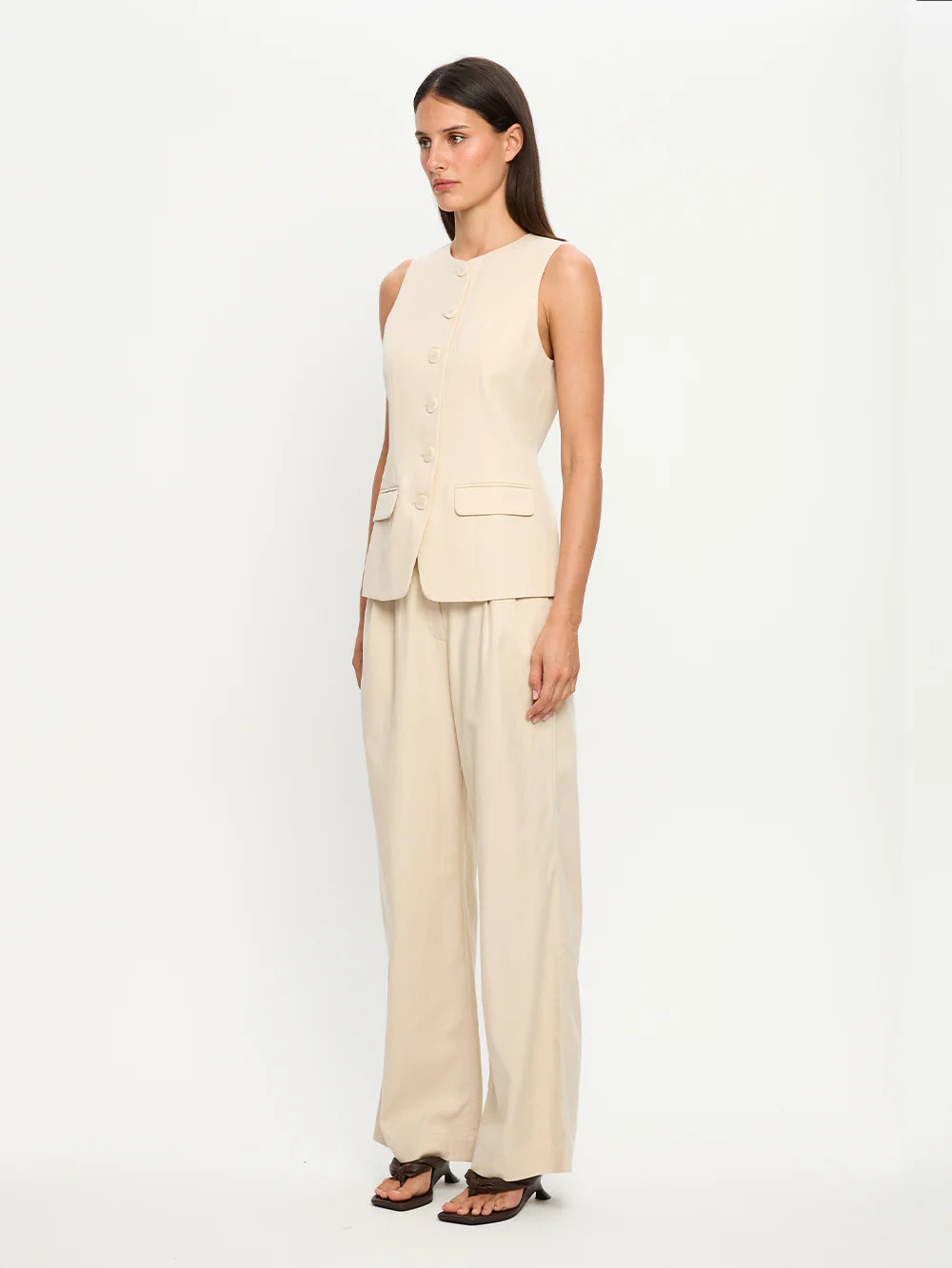 KIVARI - Hazel Vest - Cream