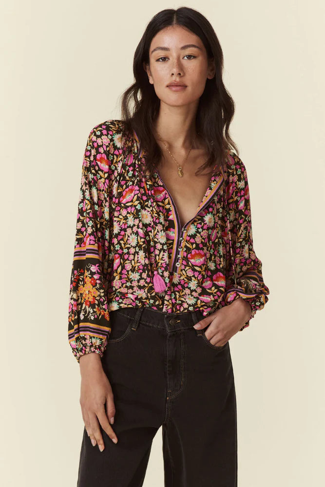 SPELL Impala Lily Tie Blouse