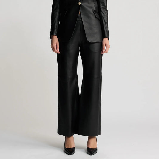 RAW BY RAW Chicago Wide Leg Pant-black